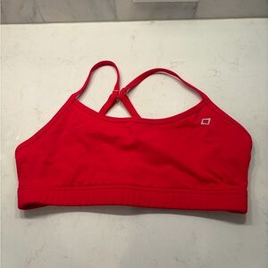 Lorna Jane Red Sports Bra Women’s Medium Adjustable